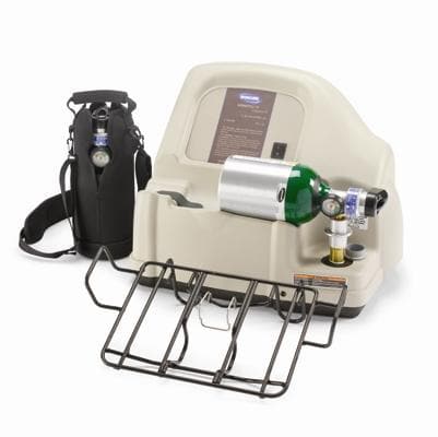Invacare HomeFill System Kit - Compressor, Ready-Rack, 2 Cylinders and Shoulder Bag. - Senior.com Oxygen HomeFill Systems